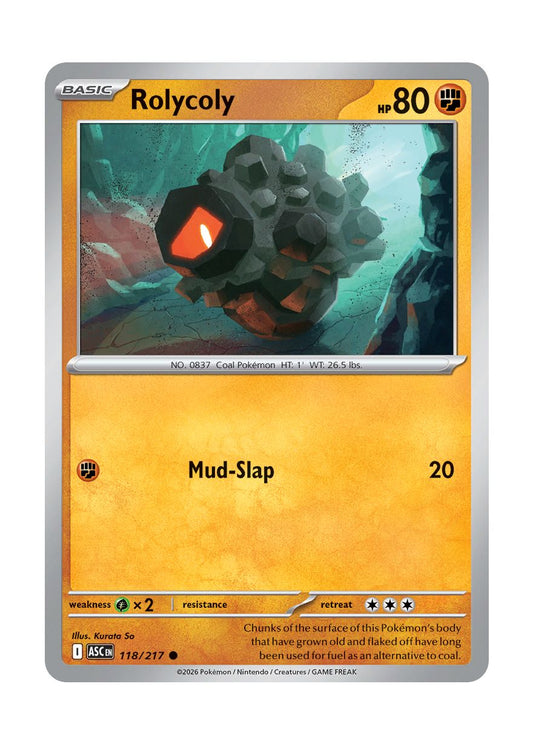 Rolycoly (118/217) - Ascended Heroes