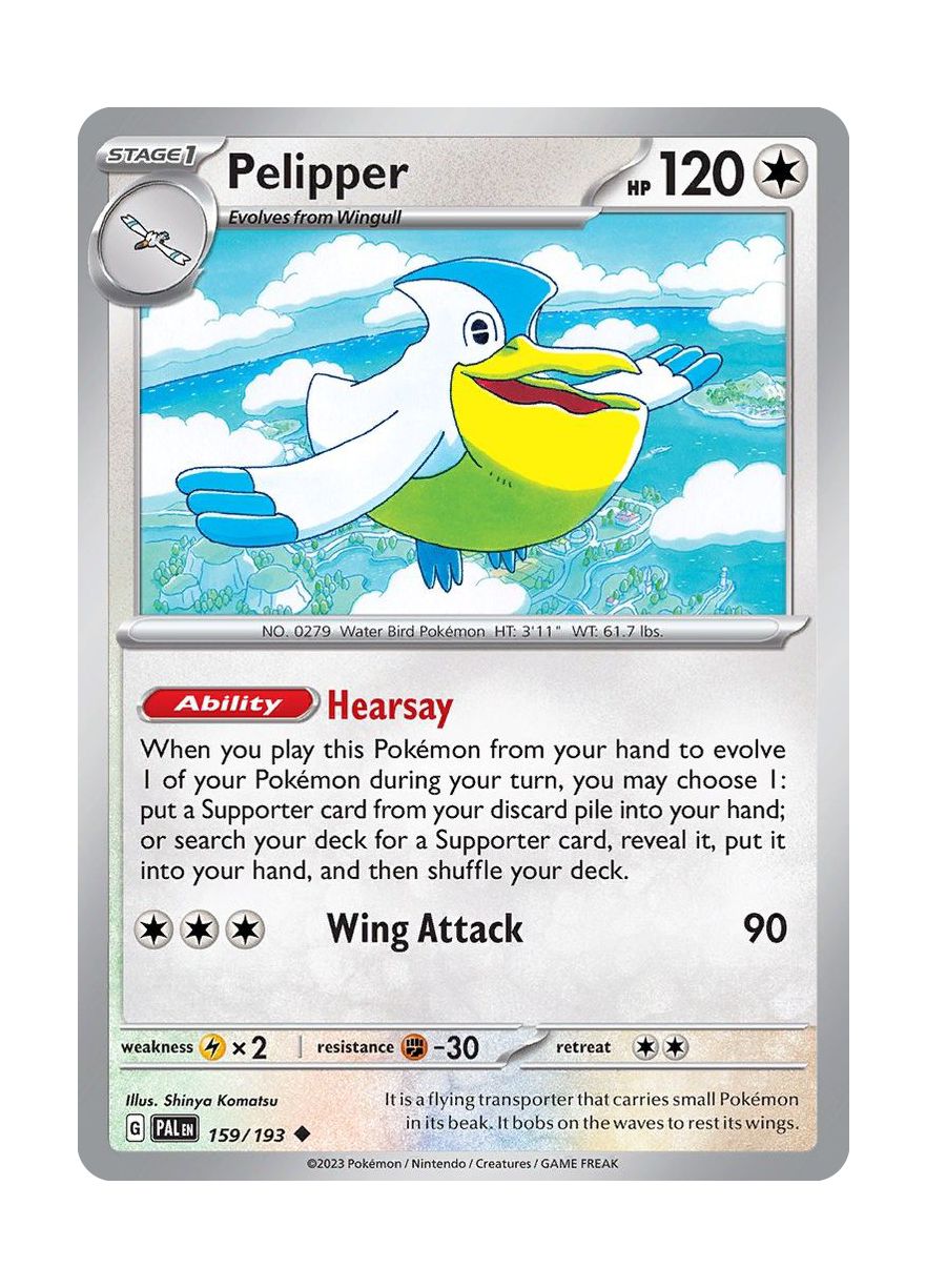 Pelipper - Reverse Holo (159/193) - Paldea Evolved