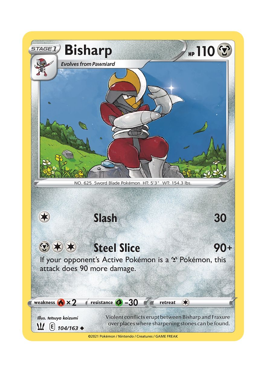 Bisharp - Reverse Holo (104/163) - Battle Styles