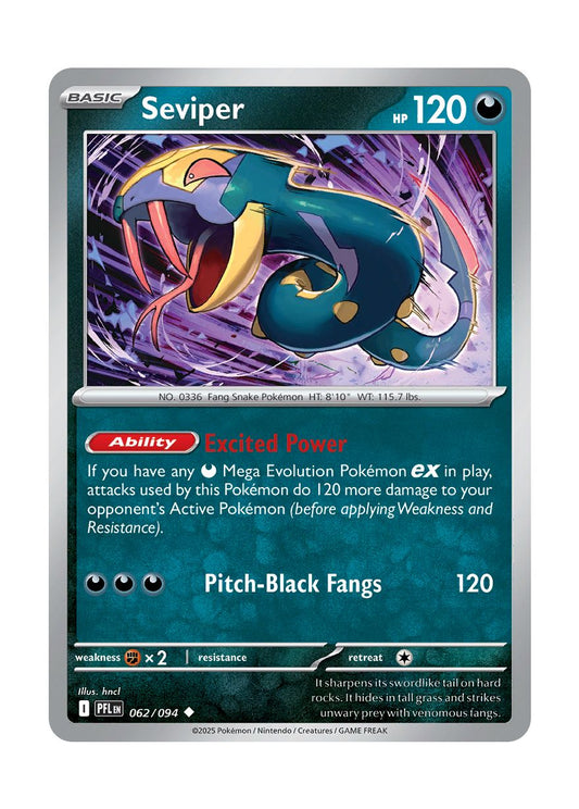 Seviper (062/94) - Phantasmal Flames