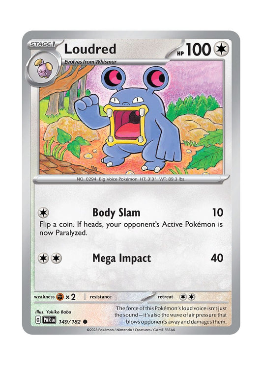 Loudred - Reverse Holo (149/182) - Paradox Rift