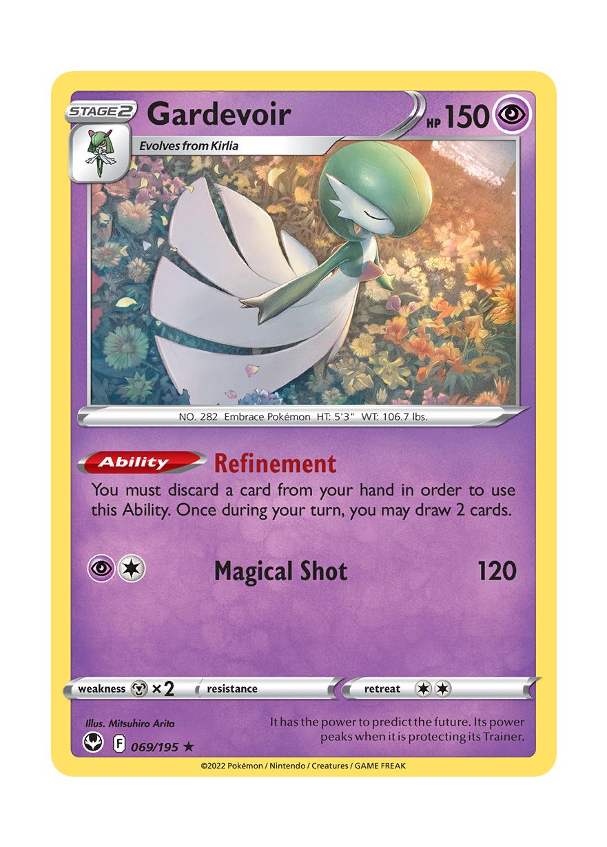 Gardevoir - Reverse Holo (069/195) - Silver Tempest