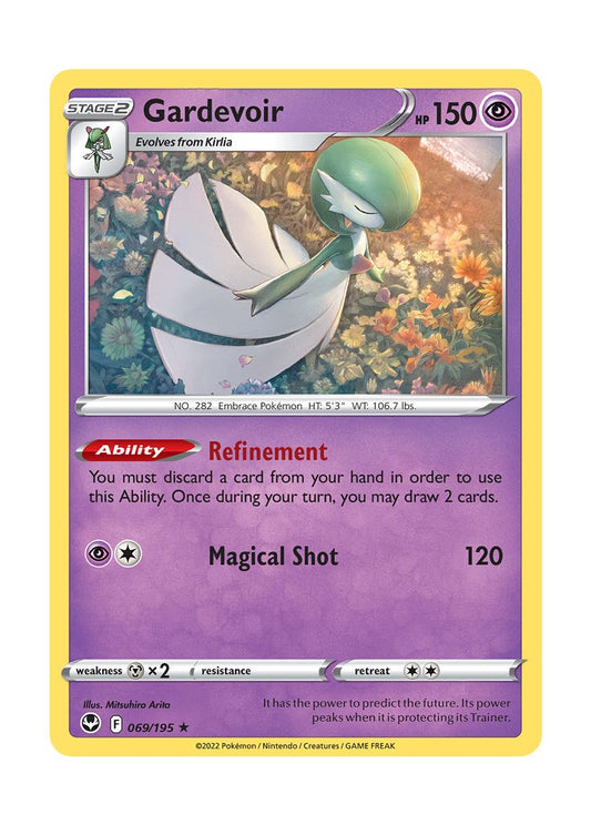 Gardevoir - Reverse Holo (069/195) - Silver Tempest