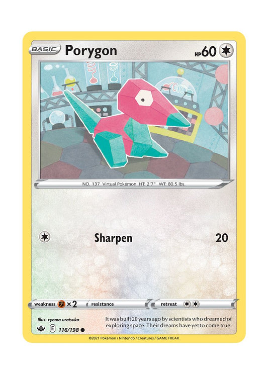 Porygon - Reverse Holo (116/198) - Chilling Reign