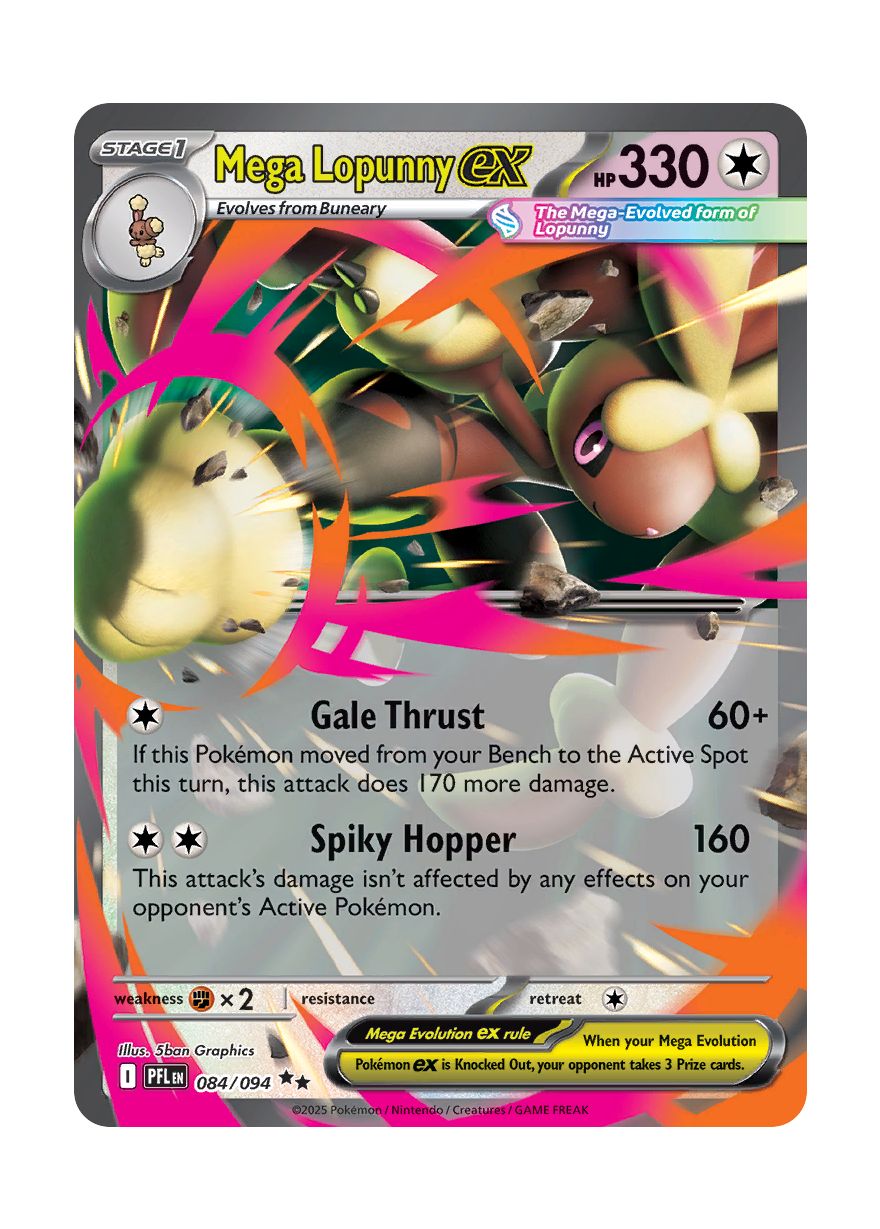 Mega Lopunny ex (084/94) - Phantasmal Flames