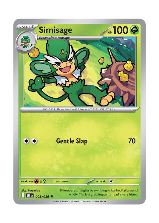 Simisage (005/86) - Black Bolt