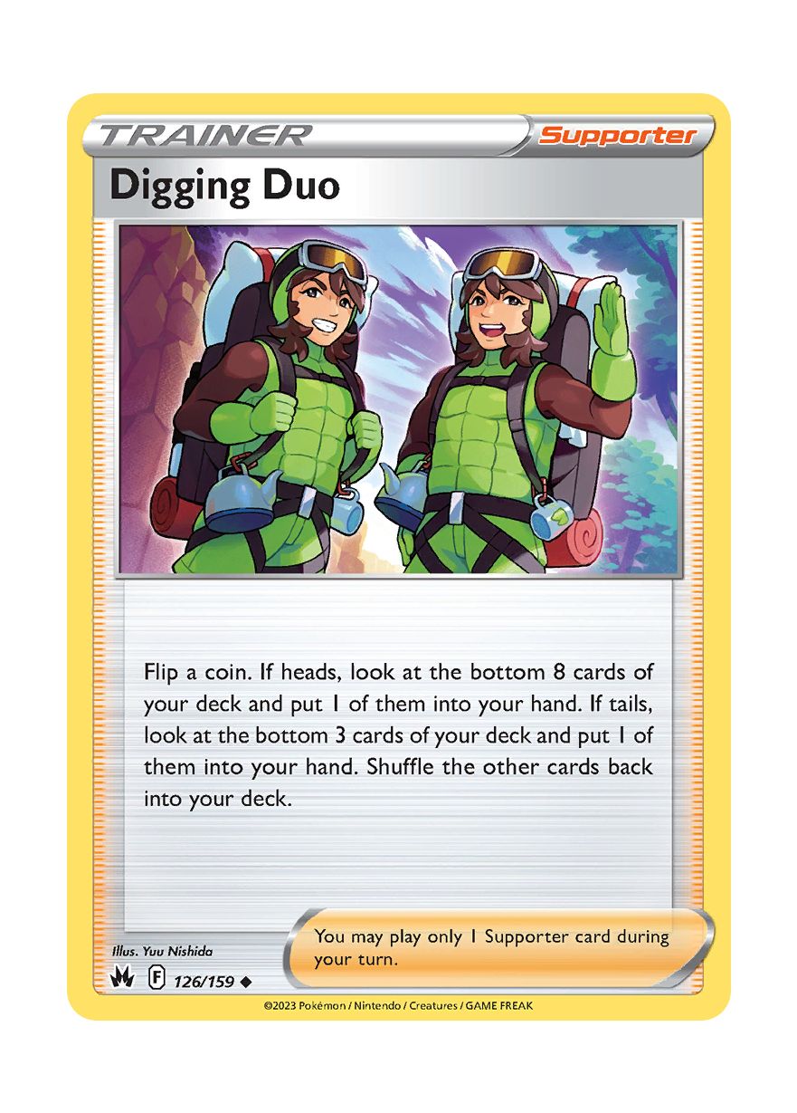 Digging Duo - Reverse Holo (126/159) - Crown Zenith