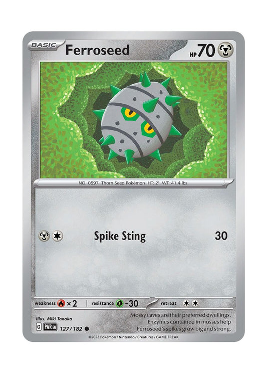 Ferroseed - Reverse Holo (127/182) - Paradox Rift
