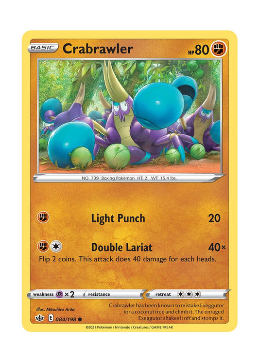 Crabrawler - Reverse Holo (084/198) - Chilling Reign