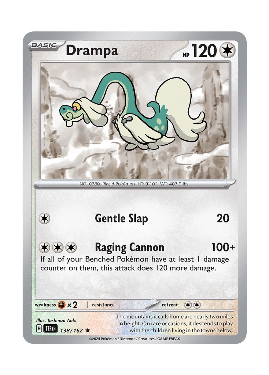 Drampa - Reverse Holo (138/162) - Temporal Forces