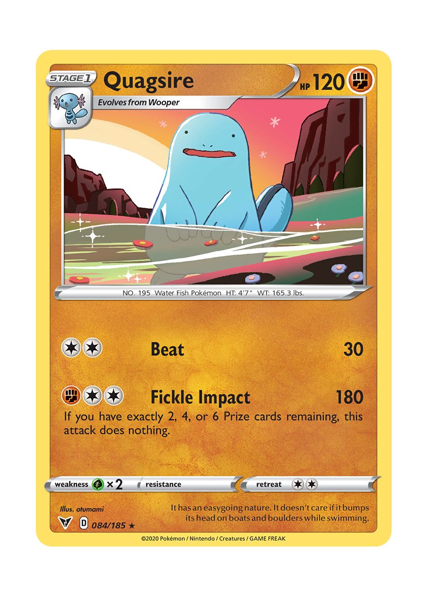 Quagsire - Reverse Holo (084/185) - Vivid Voltage