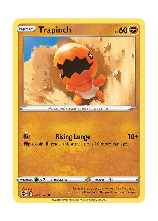 Trapinch - Reverse Holo (074/172) - Brilliant Stars