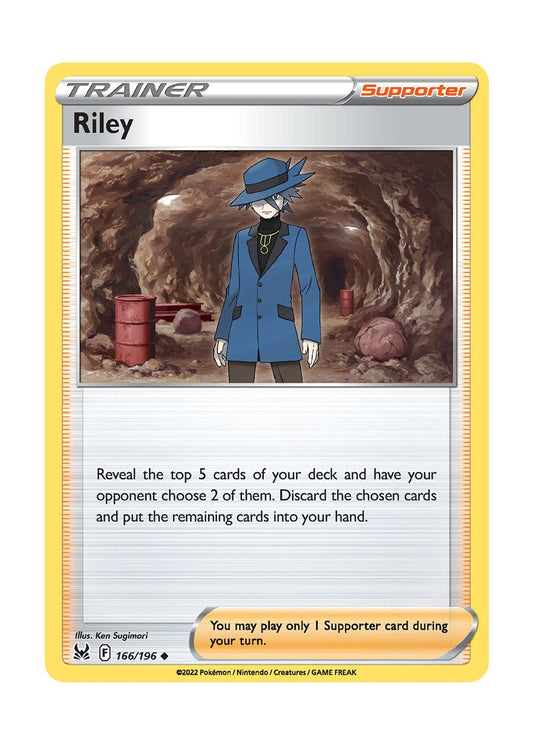 Riley - Reverse Holo (166/196) - Lost Origin