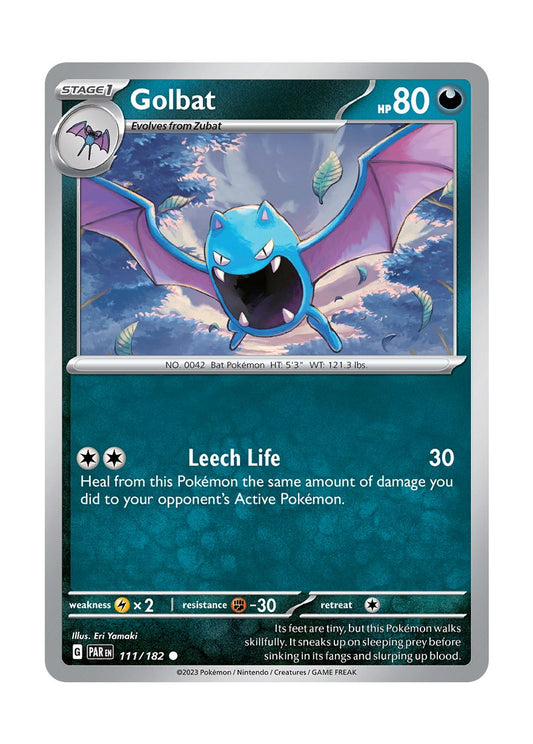 Golbat - Reverse Holo (111/182) - Paradox Rift