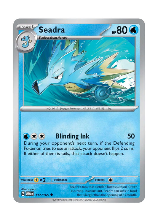 Seadra - Reverse Holo (117/165) - 151