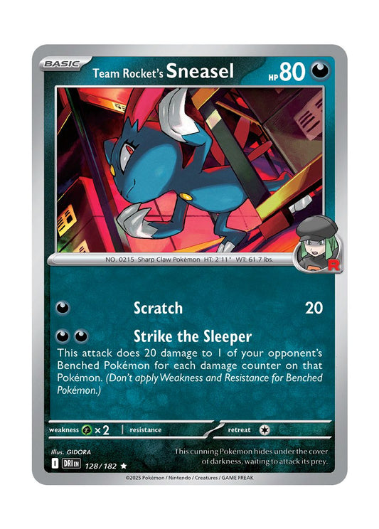 Team Rocket's Sneasel (128/182) - Destined Rivals