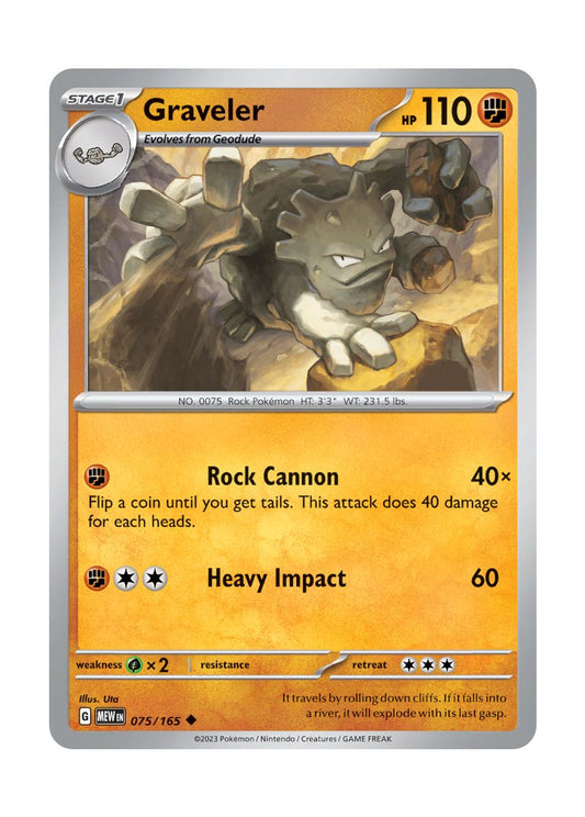 Graveler - Reverse Holo (075/165) - 151