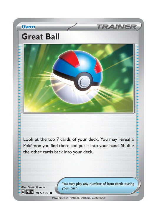 Great Ball - Reverse Holo (183/193) - Paldea Evolved