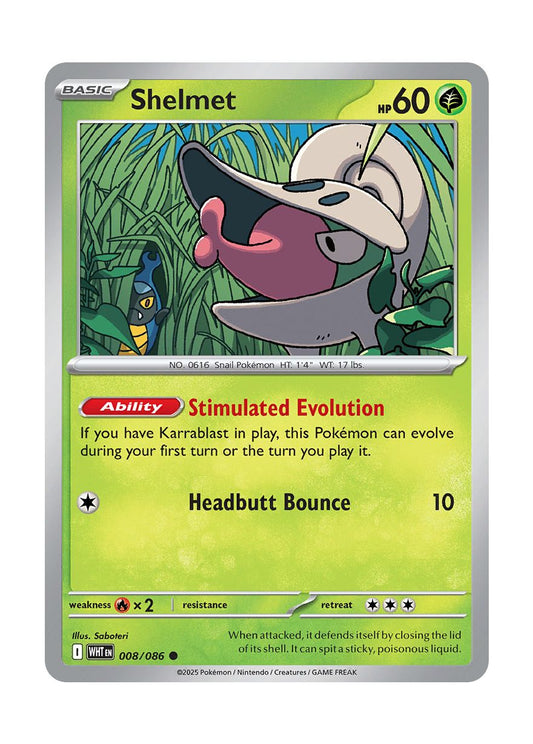 Shelmet (008/86) - White Flare