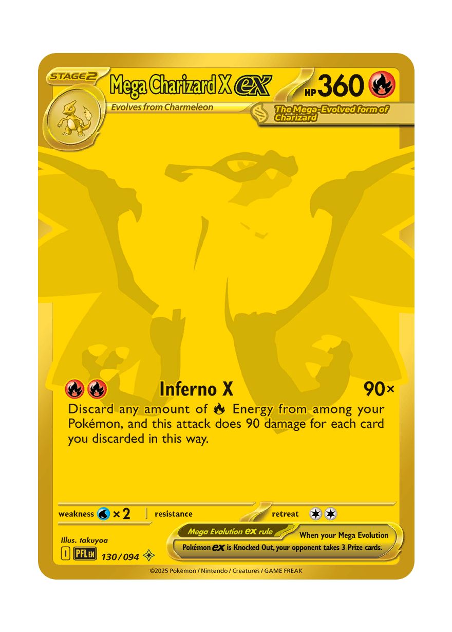 Mega Charizard X ex (130/94) - Phantasmal Flames