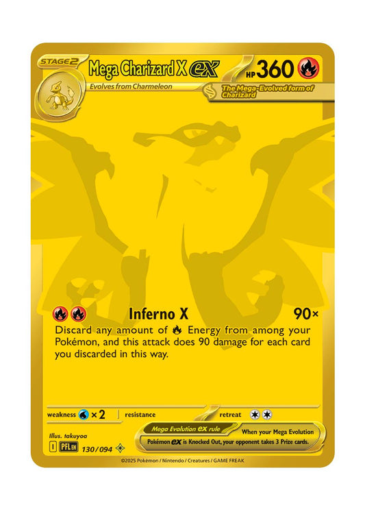 Mega Charizard X ex (130/94) - Phantasmal Flames