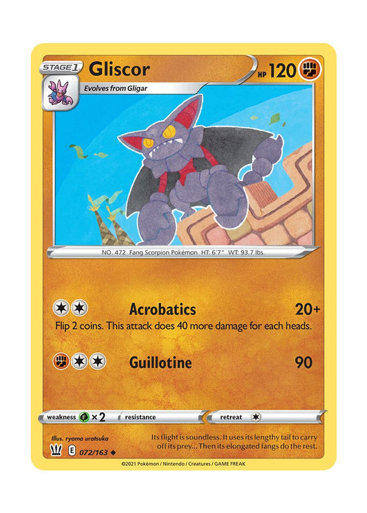 Gliscor - Reverse Holo (072/163) - Battle Styles