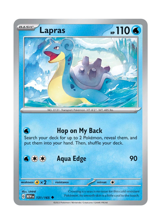Lapras - Reverse Holo (131/165) - 151
