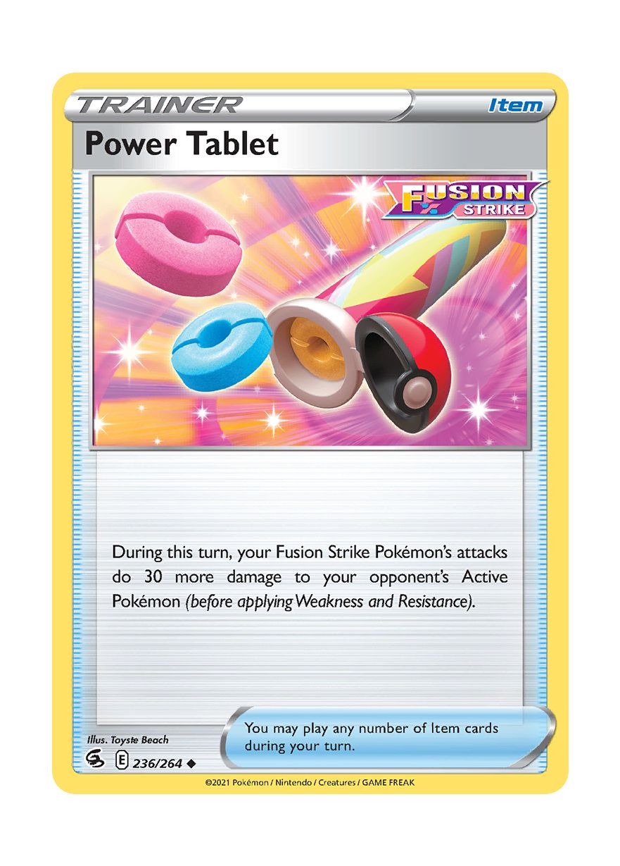 Power Tablet - Reverse Holo (236/264) - Fusion Strike