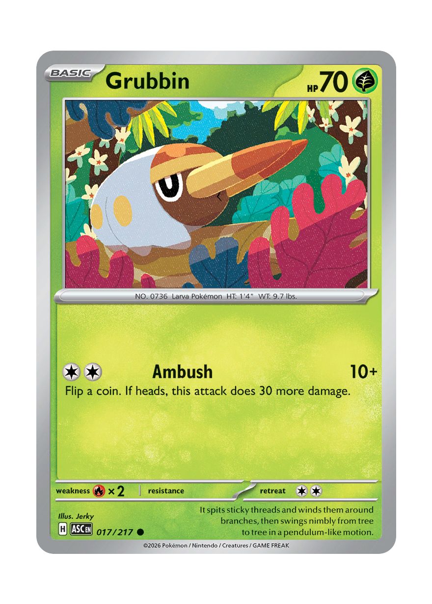 Grubbin (017/217) - Ascended Heroes
