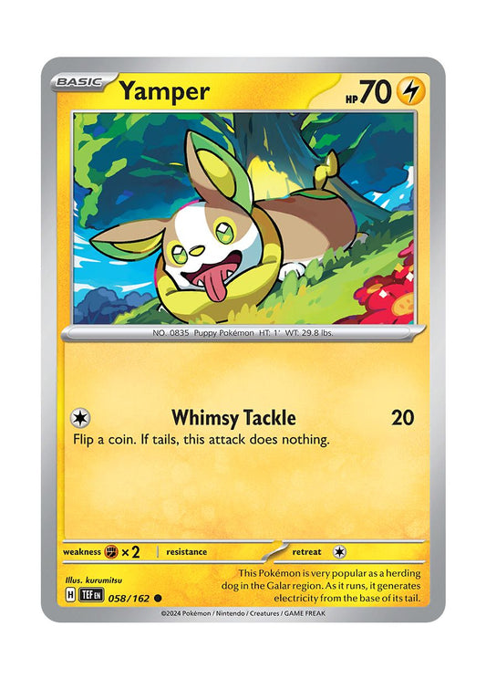 Yamper - Reverse Holo (058/162) - Temporal Forces