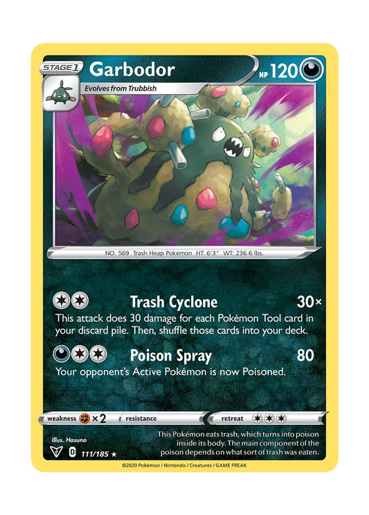 Garbodor - Reverse Holo (111/185) - Vivid Voltage