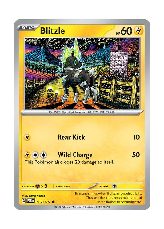 Blitzle - Reverse Holo (062/182) - Paradox Rift