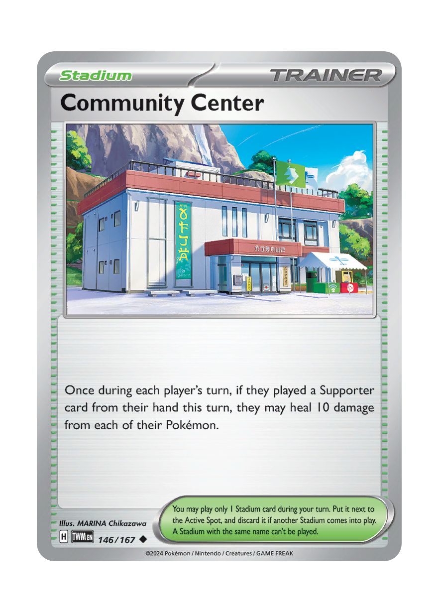 Community Center - Reverse Holo (146/167) - Twilight Masquerade