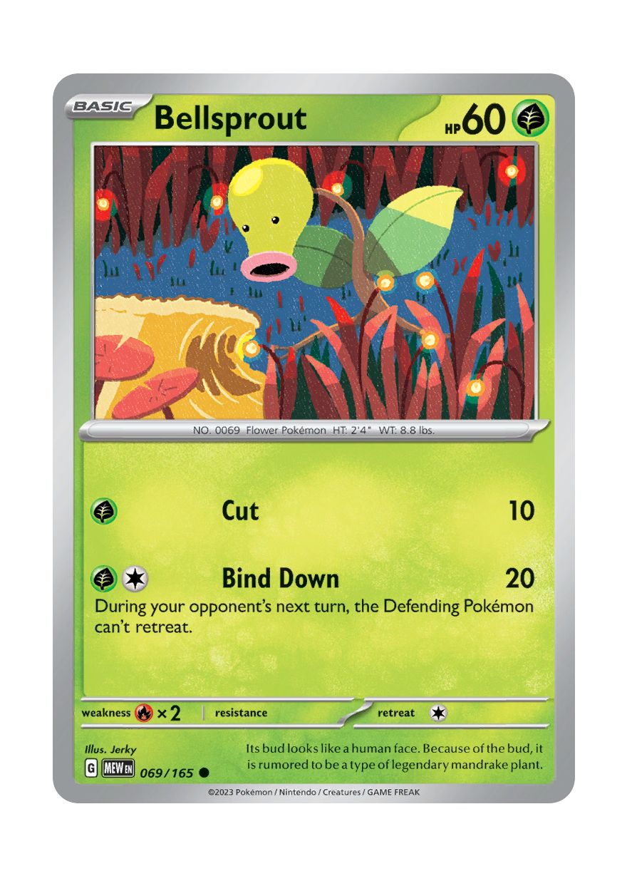 Bellsprout - Reverse Holo (069/165) - 151