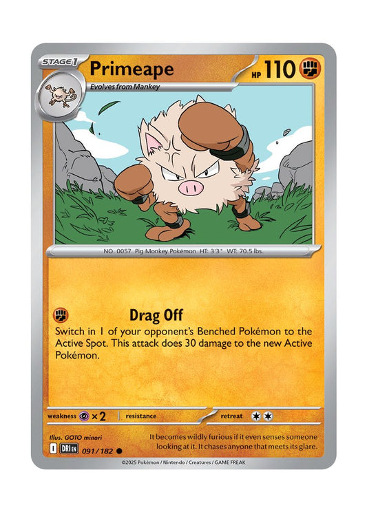 Primeape (091/182) - Destined Rivals