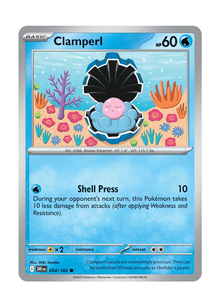 Clamperl (054/182) - Destined Rivals