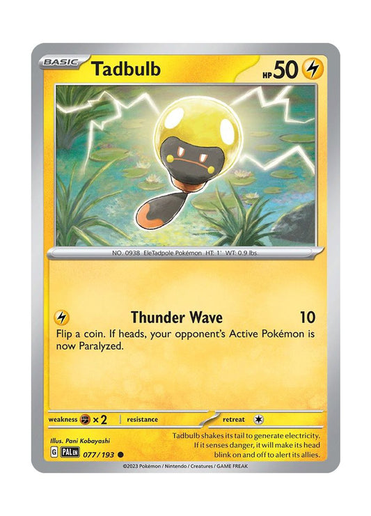 Tadbulb - Reverse Holo (077/193) - Paldea Evolved