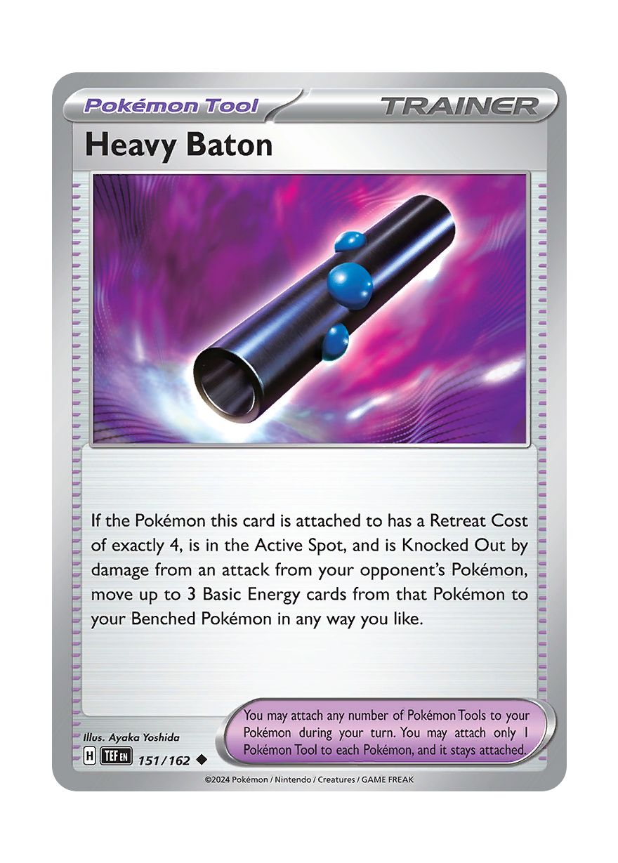 Heavy Baton - Reverse Holo (151/162) - Temporal Forces