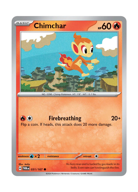 Chimchar - Reverse Holo (031/167) - Twilight Masquerade