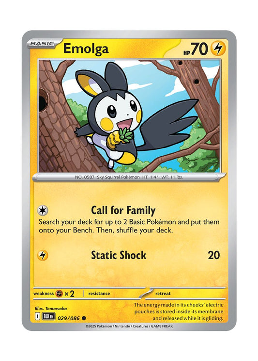 Emolga (029/86) - Black Bolt