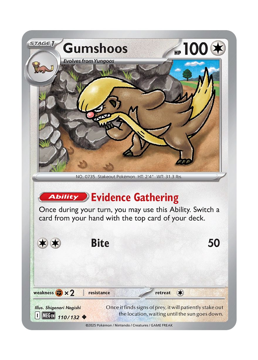 Gumshoos (110/132) - Mega Evolution
