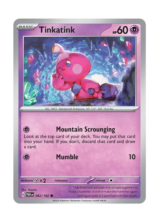 Tinkatink - Reverse Holo (082/182) - Paradox Rift