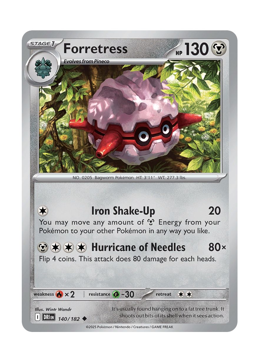 Forretress (140/182) - Destined Rivals