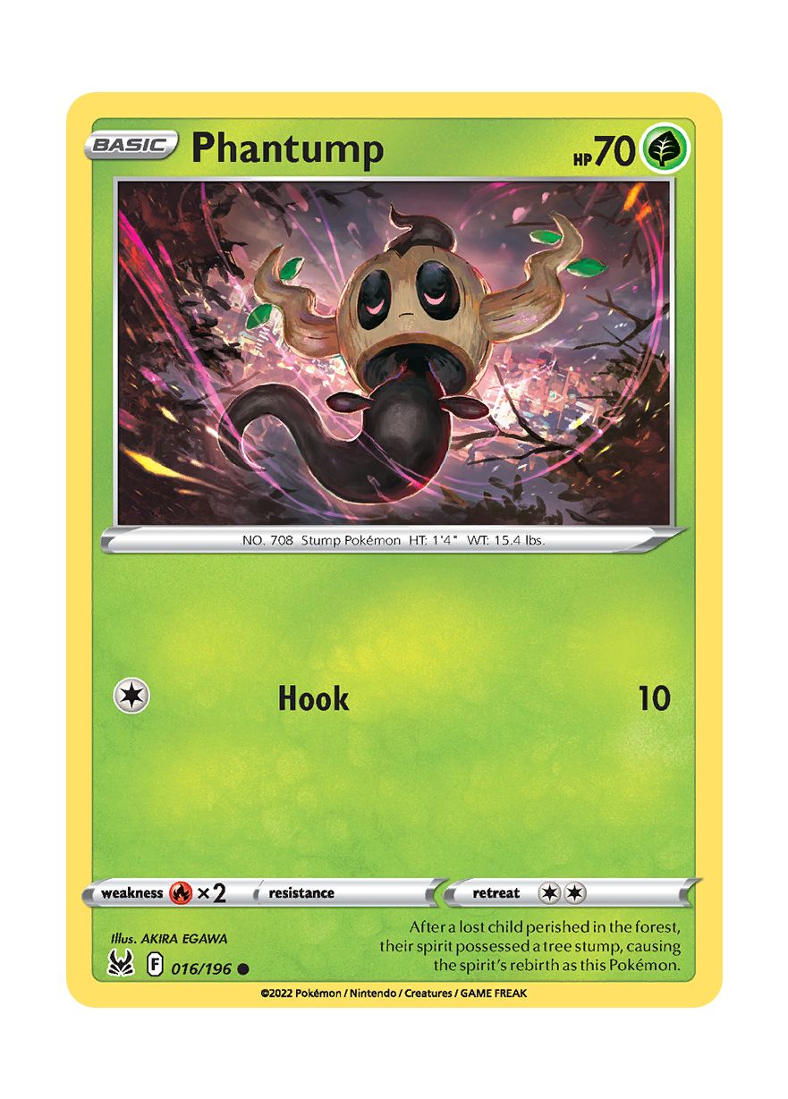 Phantump - Reverse Holo (016/196) - Lost Origin