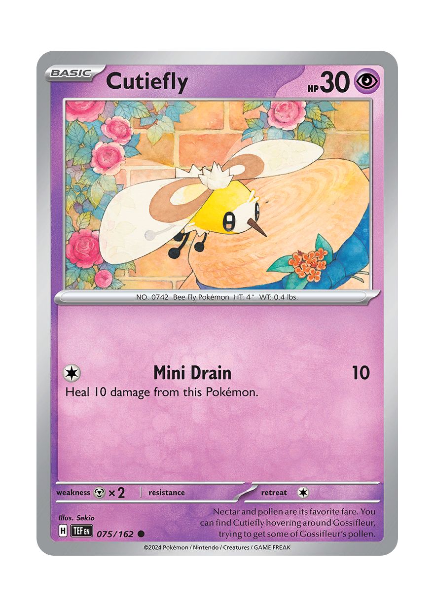 Cutiefly - Reverse Holo (075/162) - Temporal Forces