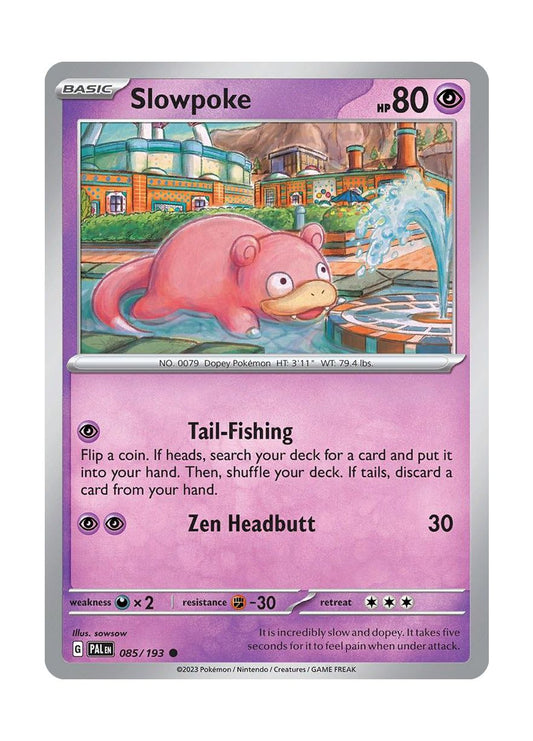 Slowpoke - Reverse Holo (085/193) - Paldea Evolved