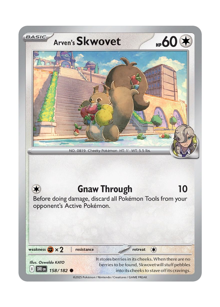 Arven's Skwovet (158/182) - Destined Rivals