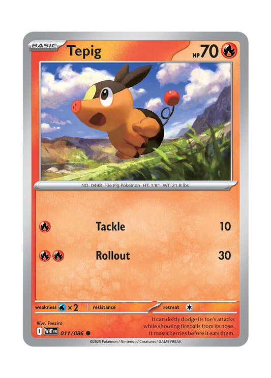 Tepig (011/86) - White Flare