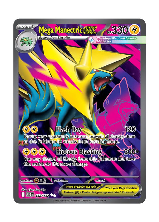 Mega Manectric ex (158/132) - Mega Evolution