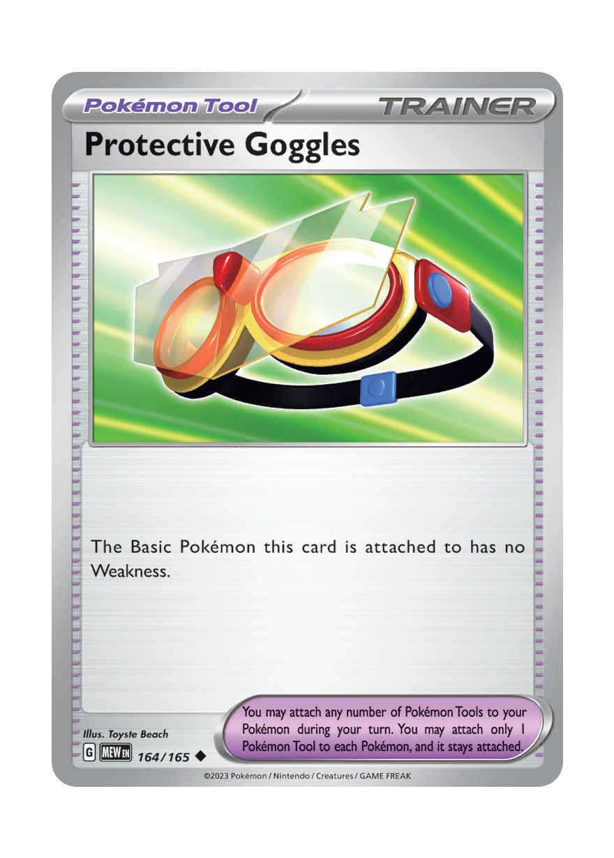 Protective Goggles - Reverse Holo (164/165) - 151